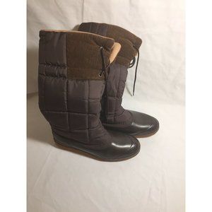 Sporto Duck Boots Mid-calf Size 6 Brown
